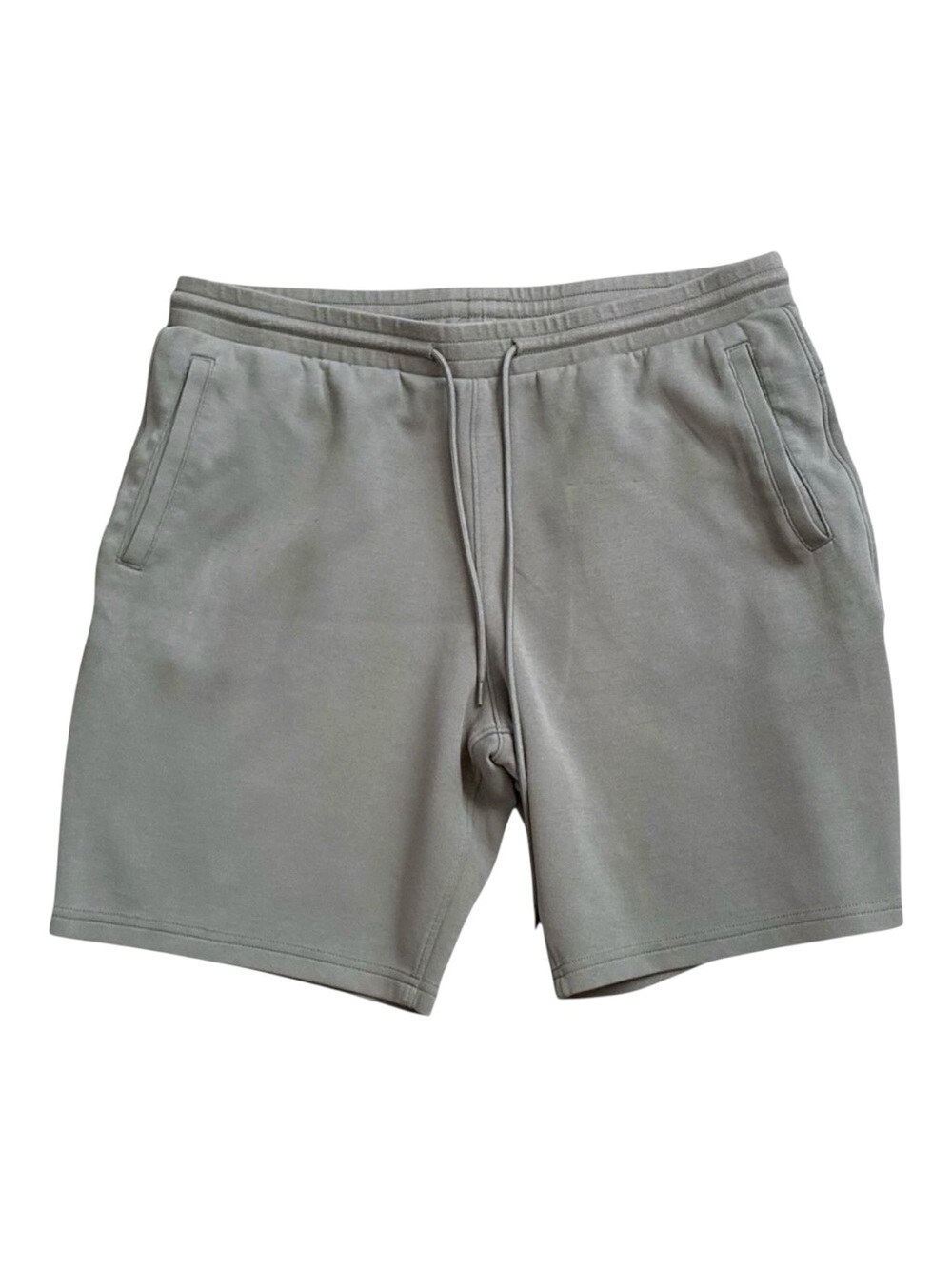 Express Shorts Mens M Olive Green Drawstring Pull On Sweat Shorts Pockets Lounge